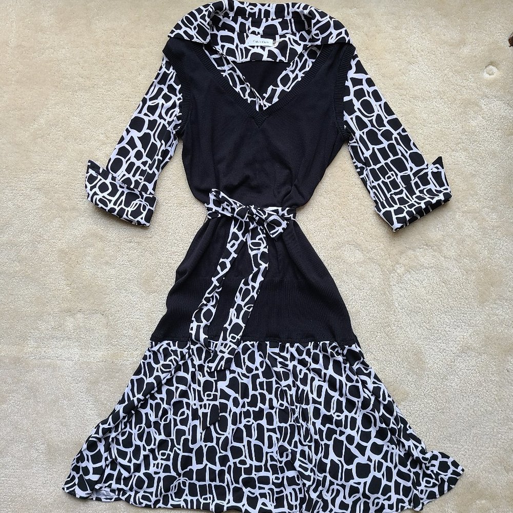 NWOT Calvin Klein Dress Black Size 8